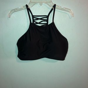 Black bikini top worn once